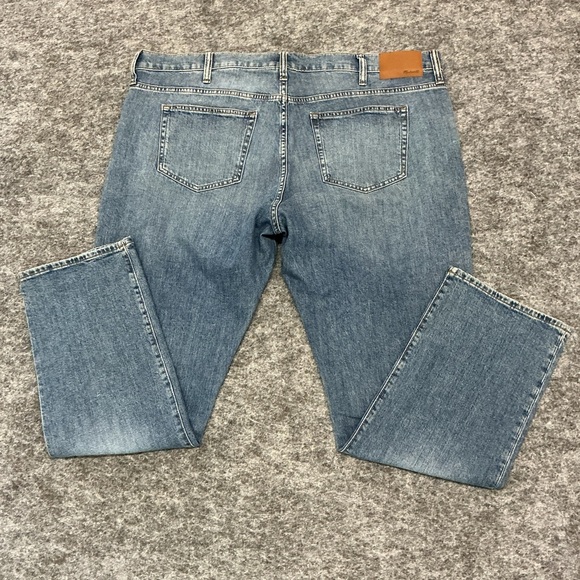 Madewell Mens Everyday Classic Straight Leg Blue Denim Jeans Size 42 - Picture 5 of 5